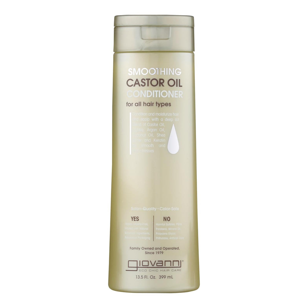 Giovanni Hair Care Products - Conditioner Caster Oil Smooth - 1 Each - 13.5 Fz - Maras Green